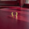 18KT Squirl Second Gold Earcuffs