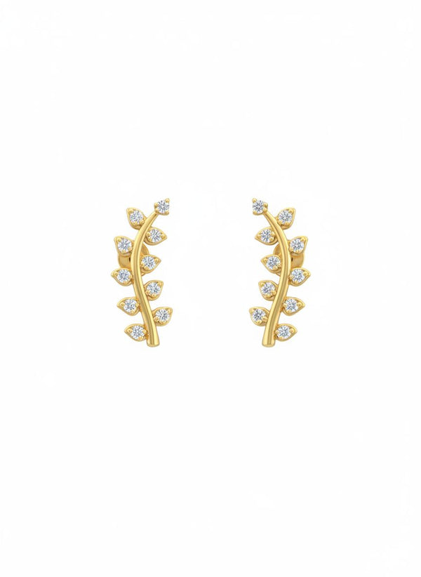 18KT Tulip Second Earcuff Gold