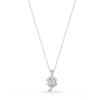 3.21 Ct Heart Cut Moissanite Women's Heart Necklace Pendant 14K Gold Plated