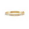 5.50 Ct Round Cut Natural Moissanite Channel Set Bangle Bracelet 14K Gold Plated