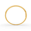 1.90 Ct Round Cut Natural Moissanite Women's Bangle Bracelets 14K Gold Plated