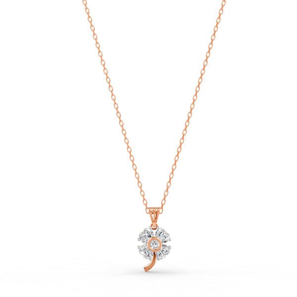 3.21 Ct Heart Cut Moissanite Women's Heart Necklace Pendant 14K Gold Plated