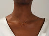Heart Cut Moissanite Solitaire Pendant 14K Gold Plated