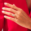 Marquise Cut Real Moissanite 4 Prong Solitaire Ring 14K Gold Plated
