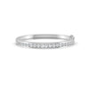 5.50 Ct Round Cut Natural Moissanite Channel Set Bangle Bracelet 14K Gold Plated