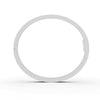 5.50 Ct Round Cut Natural Moissanite Channel Set Bangle Bracelet 14K Gold Plated